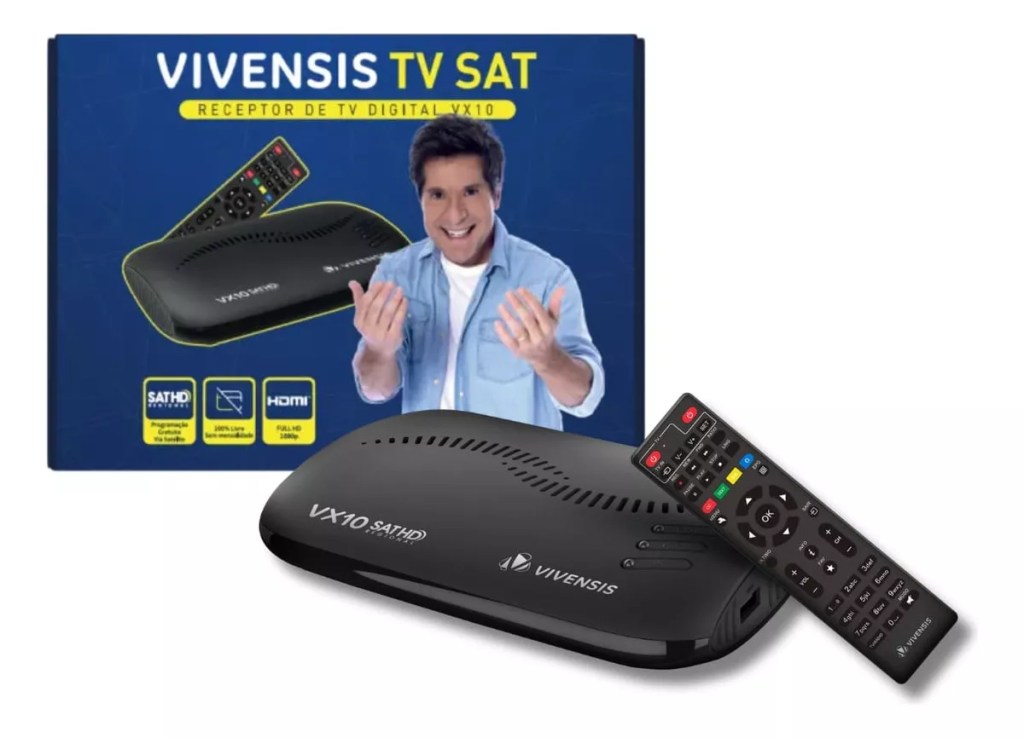 Conheça o Receptor VX10 da Nova Parabólica Digital Conheça o Receptor VX10 da Nova Parabólica Digital
