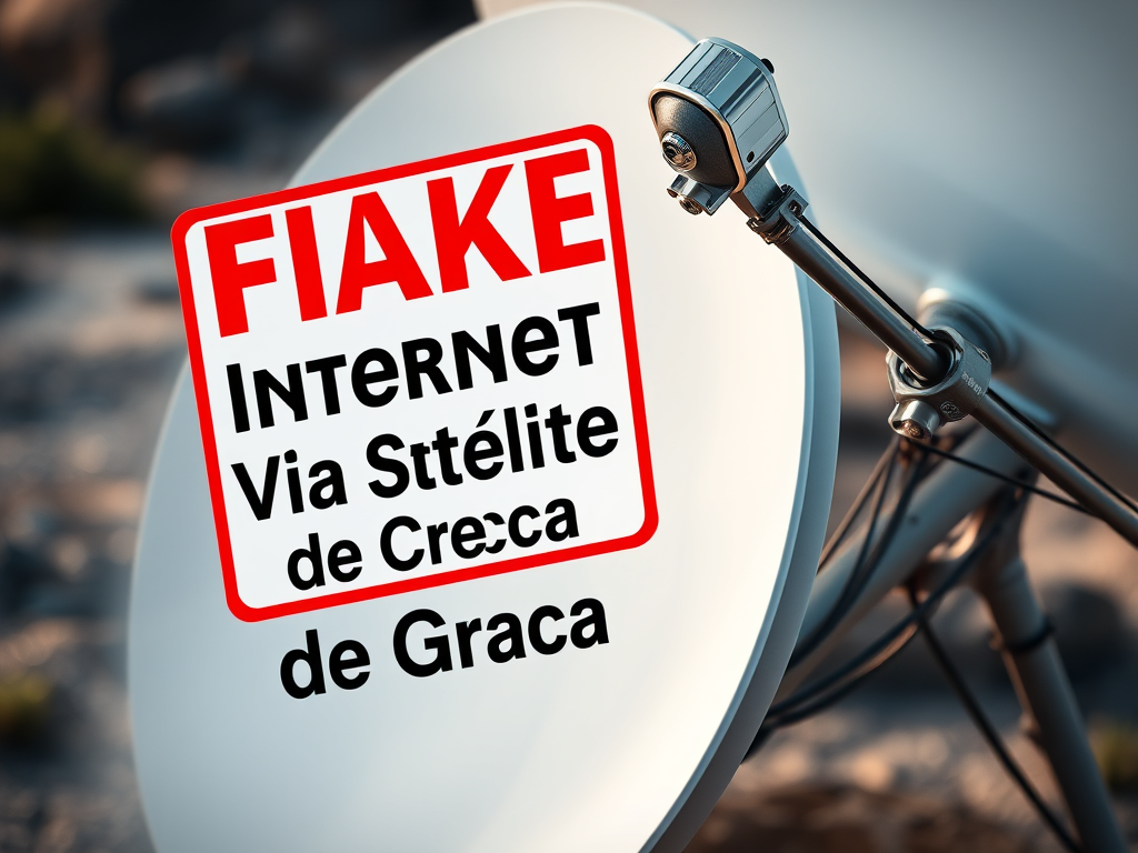 A Farsa da Internet Via Satélite de Graça: Como Identificar e Evitar Esse Golpe.