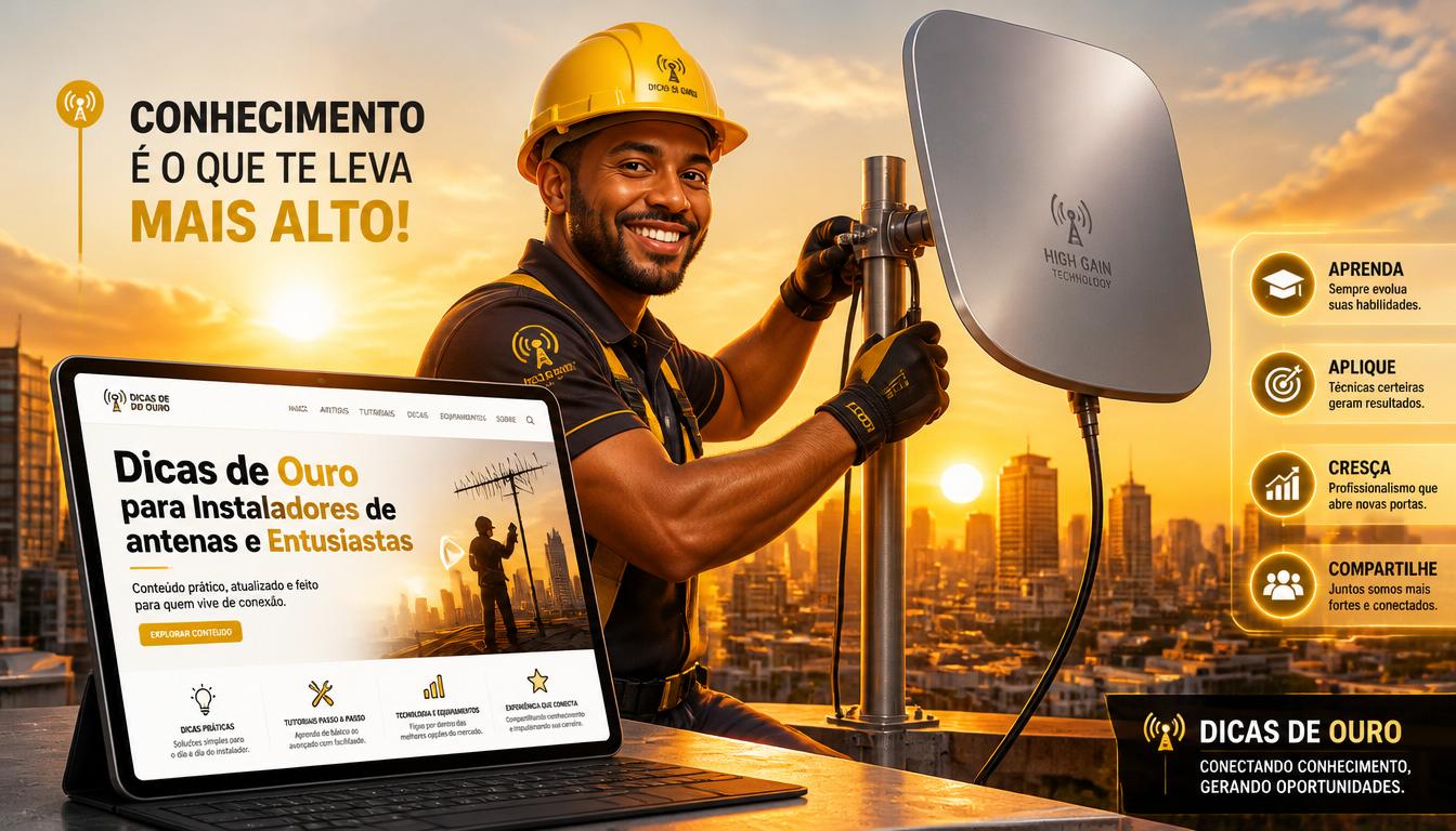 Dicas de Ouro para Instaladores de antenas e Entusiastas
