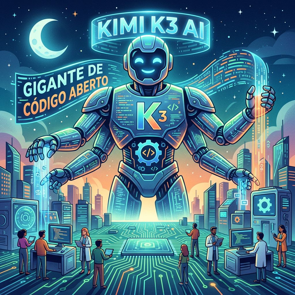 A China Contra-Ataca: O Gigante de Código Aberto Kimi K3