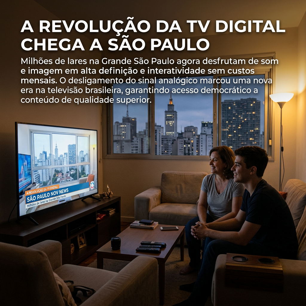 LISTA DE CANAIS DA TV DIGITAL TERRESTRE UHF NA GRANDE SP