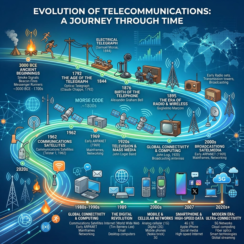 História das télecomunicações Segunda Parte.