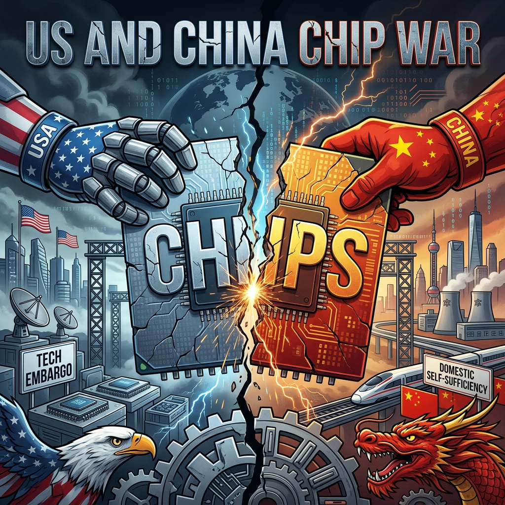 “A Guerra dos chips”: Para driblar sanções dos EUA China usa data centers no exterior.
